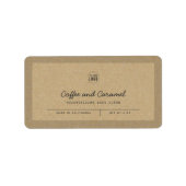 Ajouter des lignes de script gris logo Étiquette d (Devant)