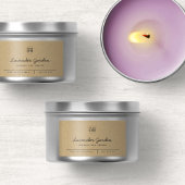 Ajouter des lignes de script gris logo Étiquette d