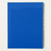 Ajouter des noms et des dates Cobalt Blue & White  (Dos)