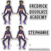 Ajouter des noms Majorette / Stickers Dancer Purpl (Devant)