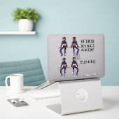 Ajouter des noms Majorette / Stickers Dancer Purpl (Ordinateur portable sur le bureau)