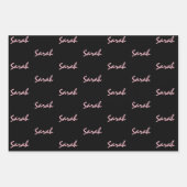 Ajouter des noms sur du papier d'enveloppement bla (Devant 3)