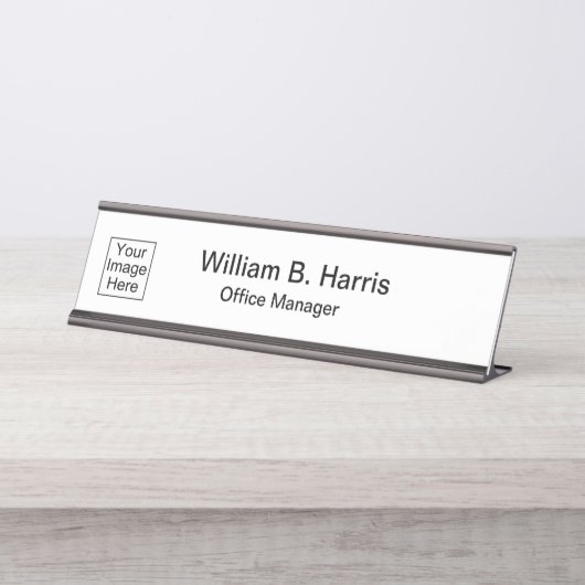 Ajouter des plaques de nom de logo de votre entrep (Devant)