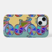 ajouter des vélos à motif coloré nom (Verso Horizontal)