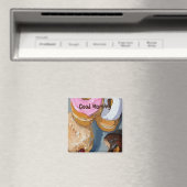 Ajouter du texte à la conception de donut, aimant (In Situ (Lave-vaisselle))