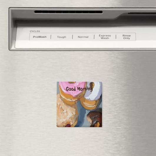 Ajouter du texte à la conception de donut, aimant (In Situ (Lave-vaisselle))