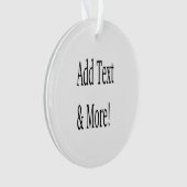 Ajouter du texte et plus ! Customisez votre propre (devant)