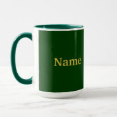 Ajouter Gold Name Green Combo Mug (Gauche)