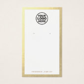 Ajouter la carte d'affichage de la bordure or du l (Devant)