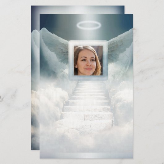 Ajouter la papeterie Angel Photo (Devant / Derrière)