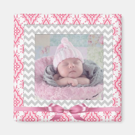 Ajouter la photo de votre bébé à cet aimant (Devant)