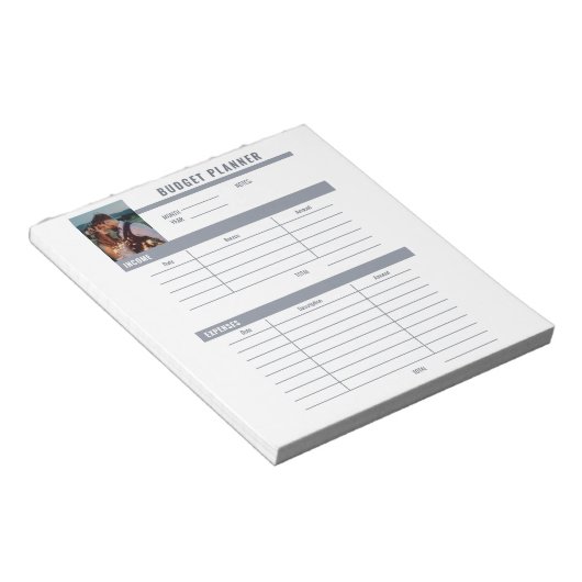 Ajouter le Bloc-notes du planificateur de budget p (Incliné)