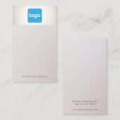 Ajouter le Carte de visite de l'écran d'oreille du (Devant / Derrière)