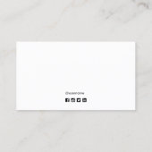 Ajouter le Carte de visite professionnel de photos (Dos)