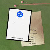 Ajouter le logo Bordure noire Elevage de bijoux d'