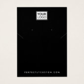 Ajouter le logo collier noir carte d'affichage d'o (Devant)