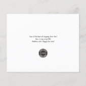 Ajouter le logo de l'entreprise Employé Carte de v (Dos)