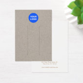 Ajouter Le Logo Écran À Cheveux En Cuir Kraft (Bureau)