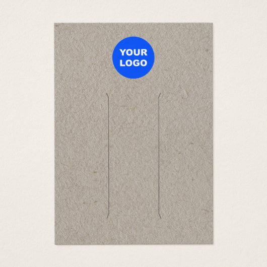 Ajouter Le Logo Écran À Cheveux En Cuir Kraft (Devant)