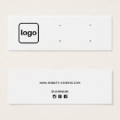 Ajouter le logo Horizontal 4 trou d'oreille à l'ét (Devant & derrière)