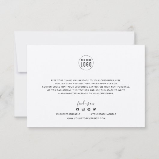 Ajouter le logo Merci de bordure gris foncé Rustiq (Devant)