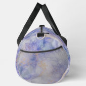 Ajouter le nom Blue Mauve Gold Marbled Duffle sac (Droite)