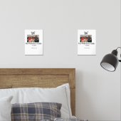 Ajouter le nom de famille photo année rustique Réu (Chambre à coucher)