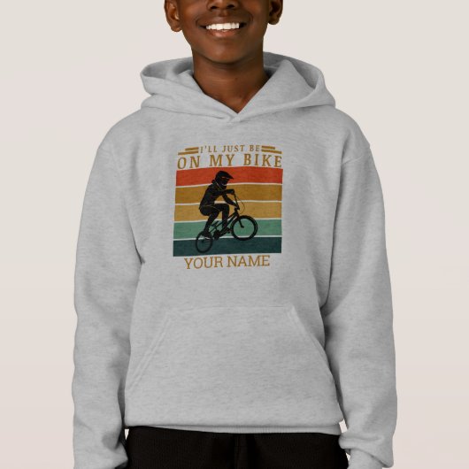 AJOUTER LE NOM JE SERAI SUR MON BMX VÉLO SUNSET (Devant)
