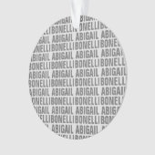 Ajouter le nom minimaliste gras moderne gris chic (devant)