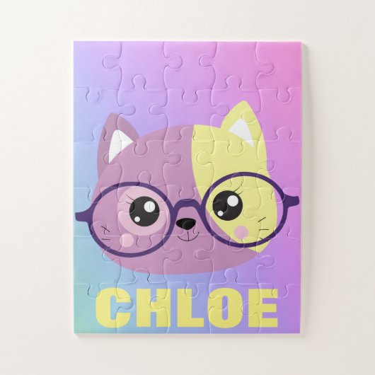 Ajouter le nom Puzzle avec boîte cadeau, 30 pièce (Vertical)