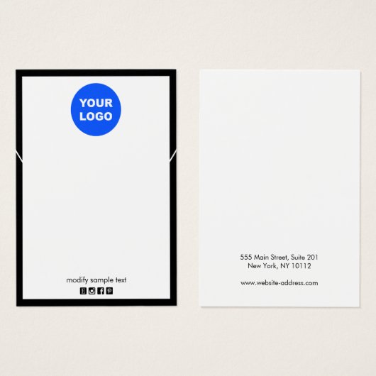 Ajouter le support d'affichage du collier de logo (Devant & derrière)