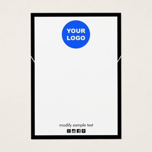 Ajouter le support d'affichage du collier de logo (Devant)