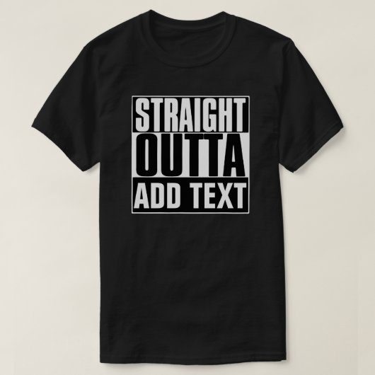 AJOUTER LE TEXTE T-SHIRT TOUT DROIT (Design devant)