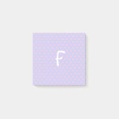 Ajouter les notes post-it Pois violettes lumineuse (Devant)