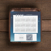 Ajouter Logo 2026 Calendrier Code QR Carte magnéti