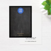 Ajouter Logo Black Rustic Earring Carte d'affichag (Bureau)