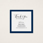 Ajouter Logo Bordure modifiable Merci social Inser (Dos)