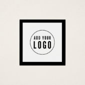 Ajouter Logo Bordure modifiable Merci social Inser (Devant)