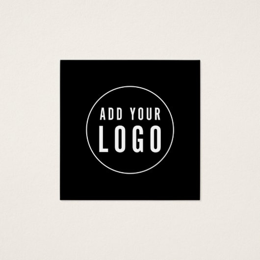 Ajouter Logo Bordure modifiable Merci social Inser (Devant)