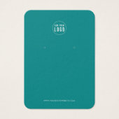 Ajouter Logo Carte d'affichage couleur personnalis (Devant)