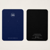 Ajouter Logo Carte d'affichage couleur personnalis (Devant & derrière)