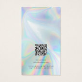 Ajouter Logo Code QR - Carte d'affichage Holograph (Dos)