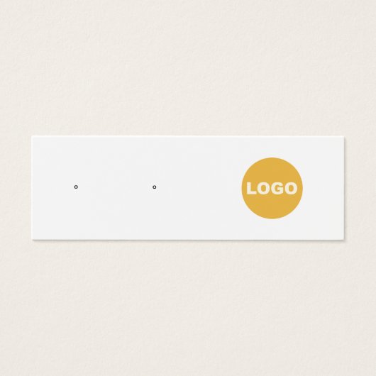 Ajouter Logo Costume d'oreille bijoux carte d'affi (Devant)