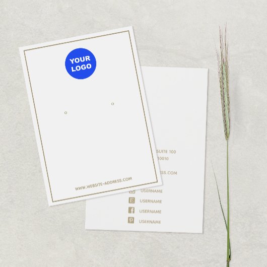 Ajouter Logo Gray Écouter Écran Bijoux