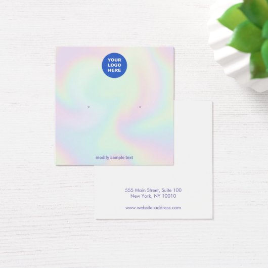 Ajouter Logo Holographique Stud Écouter carte d'af (Bureau)