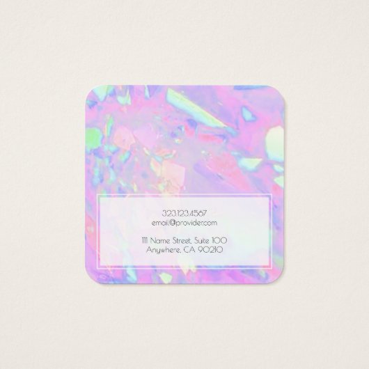 Ajouter Logo Iridescente Opal Marble Elevage Displ (Dos)