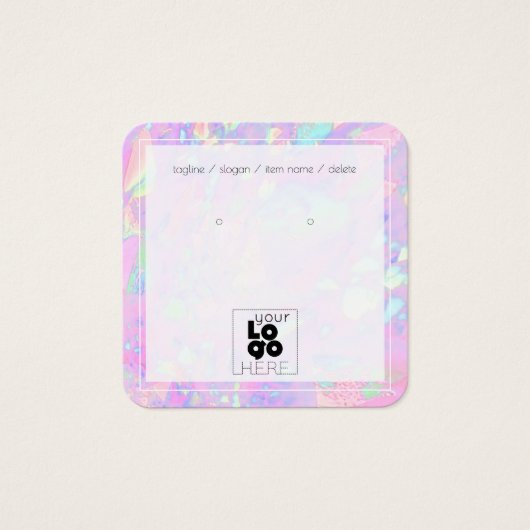 Ajouter Logo Iridescente Opal Marble Elevage Displ (Devant)