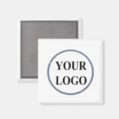 AJOUTER LOGO Mariage Favoriser Merci Magnet (Recto/Verso)