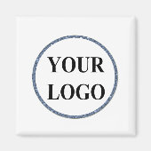 AJOUTER LOGO Mariage Favoriser Merci Magnet (Devant)