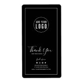 Ajouter Logo Merci Colour Personnalisé Sticker D'E (Devant)